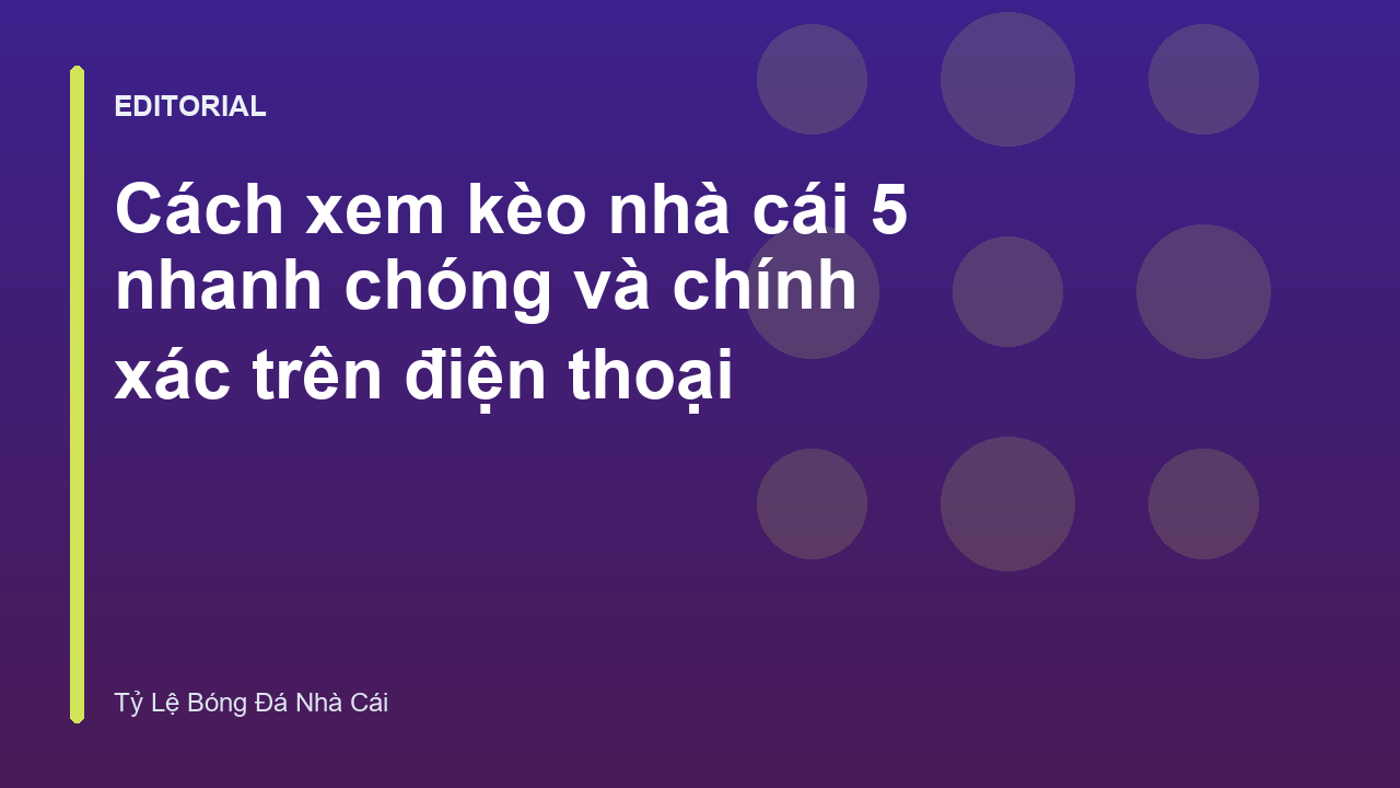 Người dùng xem tỷ lệ kèo trên điện thoại